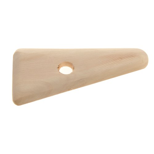 Jocestyle 5 Pcs Wood Pottery Clay Tool Set Sculpture Ceramics Molding Sculpting Carving Potters Rib Tool Kit
