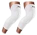 McDavid Hex Knee Compression Sleeves, Pull-On Padded Protection, Moisture Wicking (1 Pair)