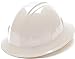 Pyramex White Full Brim Hard Hat with 4pt Suspension primary