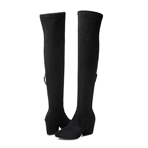 NNG-Women-Boots-Winter-Over-Knee-Long-Boots-Fashion-Boots-Heels-Autumn-Quality-Suede-Comfort-Square-Heels-US-Size