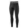 AMZSPORT Heren Compressie Legging Fleece voor Winter Hardlopen
