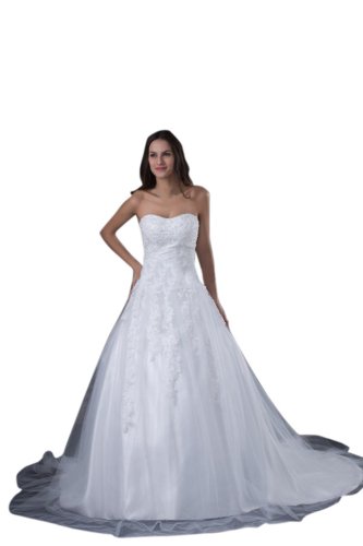 UPC 520361658264, Miranda Women&#39;s Sleeveless Bead Empire Tulle Wedding Bridal Dress Size 6 White