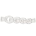 Doc Johnson Titanmen - 4 C-Ring Set - Helps Create Firmer and Thicker Erections - Side Tabs for Easy Removal and Adjustment - Clear