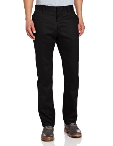 Lee Uniforms Men's Slim Straight Core Pant, Black, 36Wx32L