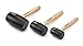 TEKTON Wood Handle Rubber Mallet Set, 3-Piece (8, 16, 32 oz.) | 30508 , Black