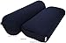 Bean Products Yoga Bolster - Handcrafted in The USA with Eco Friendly Materials - Studio Grade Support Cushion That Elevates Your Practice & Lasts Longer - Rectangle, Cotton Navy
