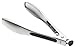 OXO SteeL Ice Tongs, Stainless Steel,Silver/Black