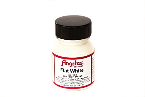 flat white leather paint