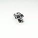 10 Metal Skull Beads for 550 Paracord Bracelets, Lanyards, & Other Projects (Silver)