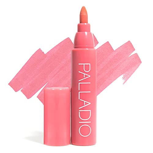 Palladio Lip Stain, Hydrating and Waterproof Formula, Matte Color Look