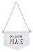 My Happy Place Canvas Banner for Kids Playroom, Bedroom, and Teepee Tent by Tiny Hideaways