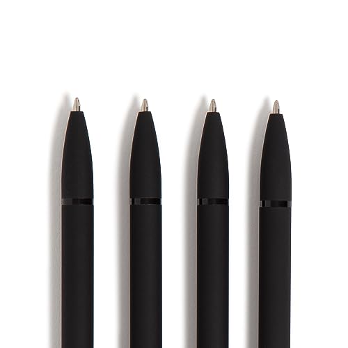 U Brands Soft Touch Midnight Monterey Ballpoint Pens, 1 Mm, 4 Count