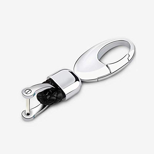 YIJINSHENG TPU Car Key Soft Plating Protection Shell Case Cover for Land Rover Jaguar Evoque,Velar,Sport,Discovery 5-Button Smart Key Remote Fob Shell Key Chains (Silver) - Thumbnail 3