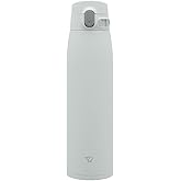 Zojirushi SM-VS95-HM Water Bottle, One-Touch Stainless Steel Mug, Seamless, 32.4 fl oz (950 ml), Matte Gray