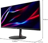 Acer Nitro XV340CKP 34" Ultra-Wide Quad HD 144Hz IPS Gaming Monitor FreeSync HDR view 3