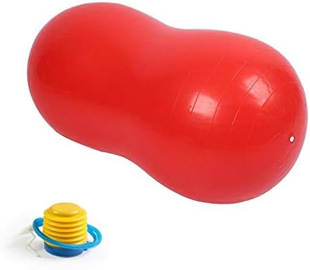 New Anti-burst Peanut Yoga Ball PVC Inflatable Balance Ball Pilates Home Gym Yog