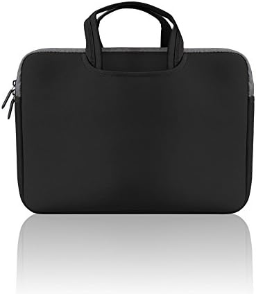 Laptop Sleeve Case Cover:Heikaa Slim-fit 15 Inch Zipper Laptop Sleeve, Water-resistant Protective Bag, Carrying Pouch for 15 Inch Laptop(Black)