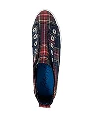 Blowfish Malibu Women's Play Navy Campus Plaid 10 M