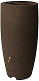 Algreen Products Athena Rain Barrel 80-Gallon, Brownstone