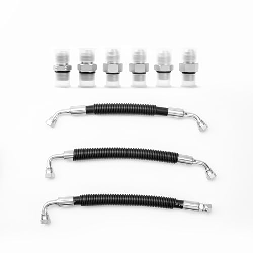 High Pressure Oil Pump (HPOP) Hoses & Crossover Line Kit - Dual photo 7