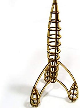 CraftmanGarage 3D puzzle Space Rocket Laser-cut for Self Assemble without Glue