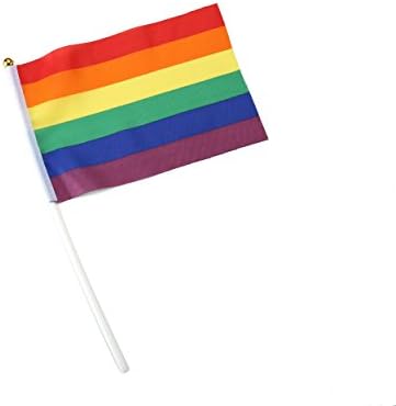 Handheld Desktop Rainbow Flags (1)
