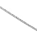 Men's Sterling Silver Rhodium Plated 2.7 Millimeter Square Byzantine Heavy Chain Necklace, 24 Inches