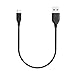 Anker Powerline Micro USB (1ft) - Durable Charging Cable, with Bulletproof Aramid Fiber and 5000+ Bend Lifespan for Samsung, Nexus, LG, Motorola, Android Smartphones and More (Black)