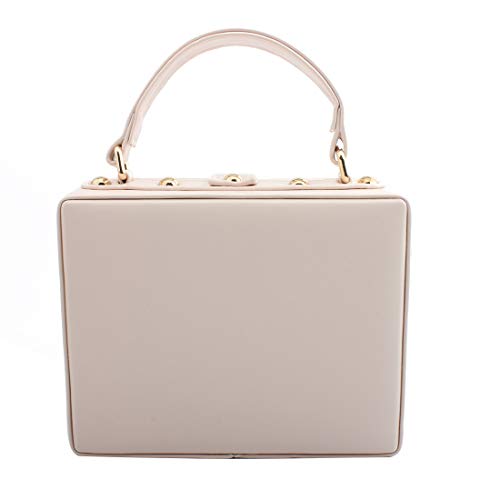LETODE Women's Vintage Style And Crystal Rhinestone Evening Bag Wedding Party Handbag Clutch Purse (PINK)