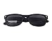 MERRY'S Polarized Unisex Shades Sunglasses for Men Vintage Polarized Sun Glasses S683 (Black, 53)