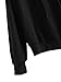 Floerns Women's Drop Shoulder Embroidery Long Sleeve Hooded Sweatshirt