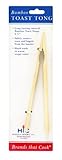 HIC Bamboo Toast Tong (1, 2- Pack)