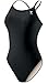 TYR Girls Sports Athletic-one-piece-swimsuits, Black, 22 US