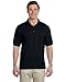 Gildan DryBlend 6 oz., 50/50 Jersey Polo, Medium, BLACK