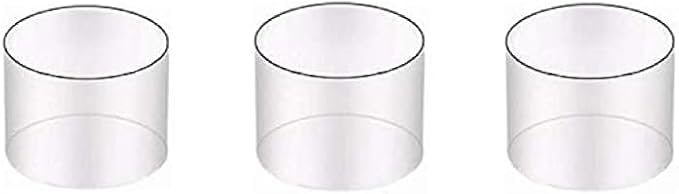 3 Pack of Nautilus X Replacement Glass (Clear) for Aspire Nautilus X tank