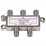 InstallerParts 4Way 2.5GHz Satellite Splitter DC Power Pass