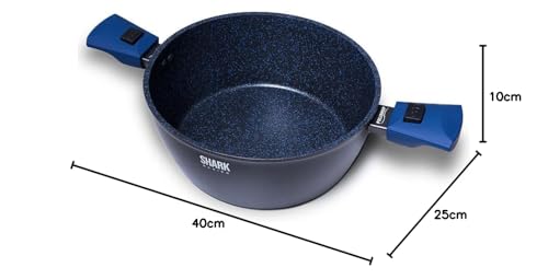 ICHEF POLISHOP Panela Family Size Ultra Shark Series Azul de 24cm