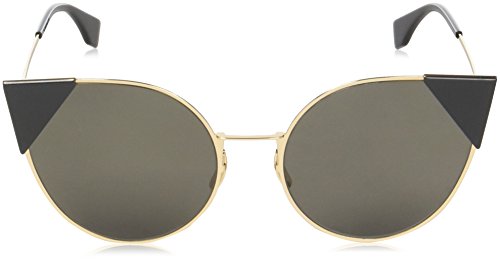 Fendi Women's Arrow Accent Sunglasses, Rose Gold Black/Black, One Size - Image 3