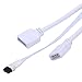 XKTTSUEERCRR New 44 Key IR Remote Controller With Double 4-pin Connectors For 3528 & 5050 RGB LED Light Strip