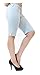 HyBrid & Company Women's Perfectly Shaping Stretchy Denim Bermuda Short