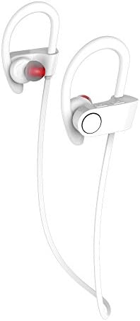 Bluetooth Headphones Sport Headphones Wireless Earbuds for Running Bluetooth 4.1, CVC 6.0 deep bass HD sound Bluetooth Headset with Mic (White)