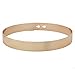 Kissweet Fashion Women Personality Punk Choker Gold Metal Round Collar Choker Statement Necklace