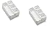 Made Smart Interlocking Storage Bins, 8/pk White Set Of 2