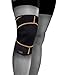 Copper Fit Men's Rapid Relief Knee Wrap with Hold/Cold Therapy, Black, One Size