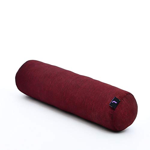Leewadee small yoga bolster pilates cojín de apoyo para el