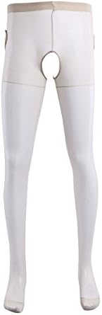 YiZYiF Men's Hollow Out Crotchless Stretchy Pantyhose