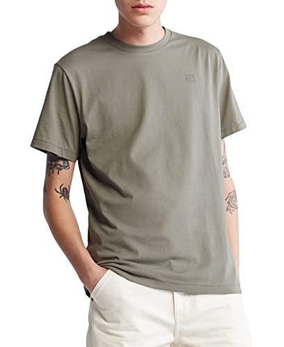 Calvin Klein Men's Smooth Cotton Solid Crewneck