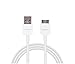 Two (2) Samsung OEM Genuine Authentic 5-Feet Micro USB 3.0 Data Sync Charging Cables for Galaxy S5/Note 3 ET-DQ11Y1WE - Non-Retail Packaging - White + Mini Stylus