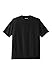 KingSize Men's Big & Tall Lightweight Crewneck Cotton Tee Shirt, Black Big-3Xl