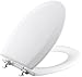 KOHLER Triko elongated toilet seat with Polished Chrome hinges